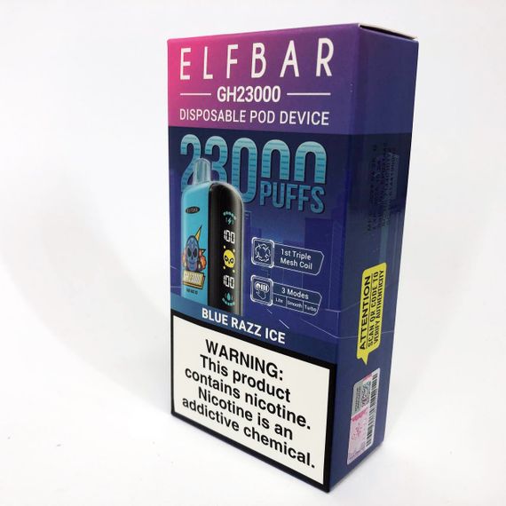 ELF BAR GH 23000 5%. Синя малина (Blue Razz Ice) | Зображення 5