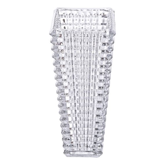 Прямокутна декоративна скляна ваза 13,5 x 10 x 22 см HP-1722 | Зображення 1