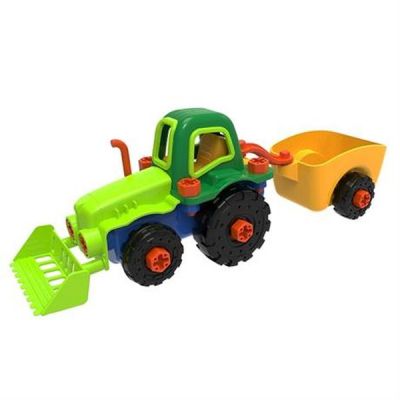 Конструктор EDU-Toys Трактор з інструментами (JS030) | Зображення 1