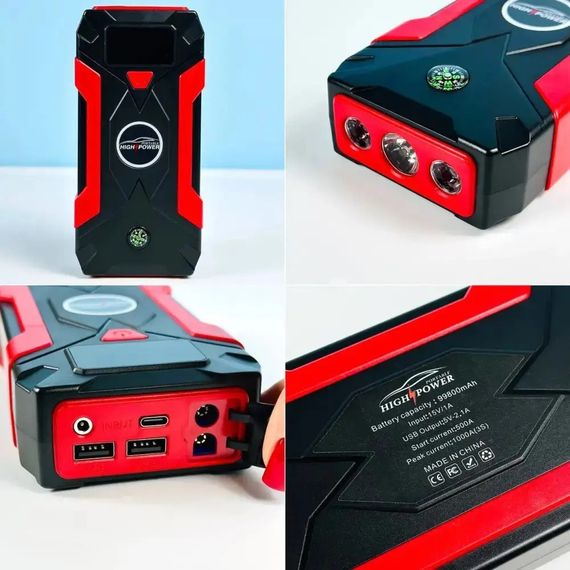 Пускозарядний пристрій для аварійного запуску двигуна XPRO JumpStarter QY31 (45551-QY31_1207) | Зображення 6