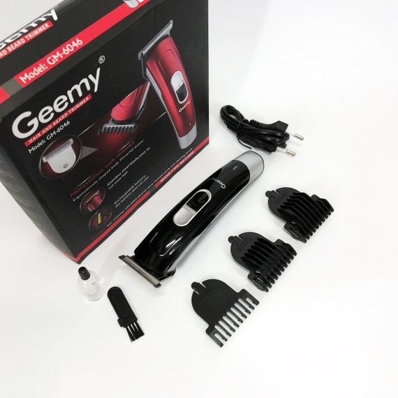 Машинка для стрижки волосся Gemei GM-6046, Практична машинка для стрижки волосся. Колір: чорний | Зображення 5