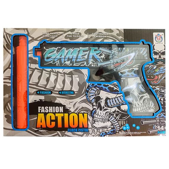 Пістолет на гідрогелевих кульках (орбізах) Gel Energy Laser Game Blue