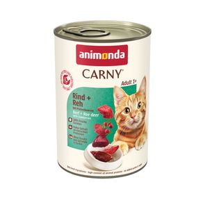Корм вологий Carny Adult Beef Venison with Cowberries для дорослих котів з яловичиною олениною та брусницею 400 г