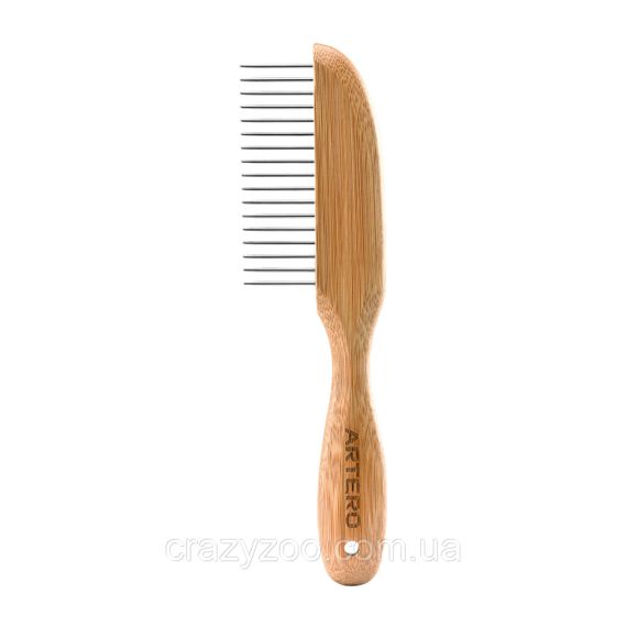 Гребень для собак и котов Artero Wide Comb Nature Collection 22x5.5 см P941