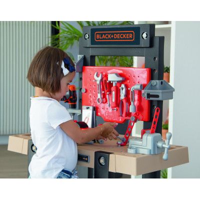 Игровой набор Smoby Black+Decker Блэк+Деккер Мастерская 92 аксессуара (360727) | Зображення 5