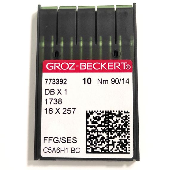 Голки для промислових швейних машин Groz-Beckert DBx1, FFG/SES, №90