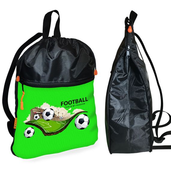 Школьный рюкзак детский Футбол + Сумка для обуви спортивной формы рюкзак-мешок мальчику (01869) | Зображення 1