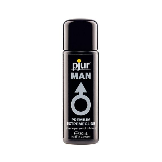 Густий силіконовий лубрикант pjur MAN Premium Extremeglide із тривалим ефектом, економна, 30 мл