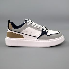 Кеди чоловічі 589562 Білі сірі 40 41 42 43 44