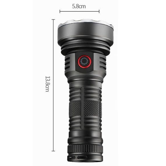 Ліхтар W5201-1-19 Ultra Bright LED, 3200 люмен, XPRO, 1x18650, індикація заряду, ЗУ Type-C (47361-5201_279) | Зображення 7