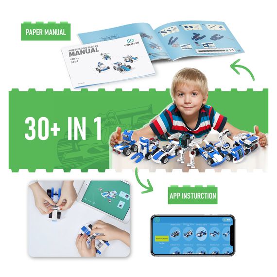 Конструктор Makerzoid Fun Building Blocks (MKZ-BK-FB) | Зображення 5