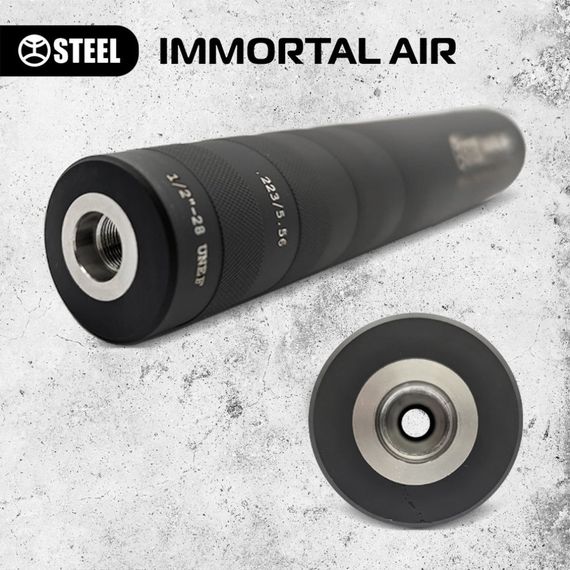 Глушник IMMORTAL AIR, калібр 9×21, різьба М15×1.0, для пістолет-карабіна (Stribog, Tsvircoon Цвіркун), чорний. | Зображення 2