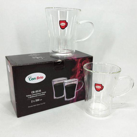 Набор чашек с двойными стенками хорошего качевства, Чашка с двойными стенками для кофе SD-15 | Зображення 3