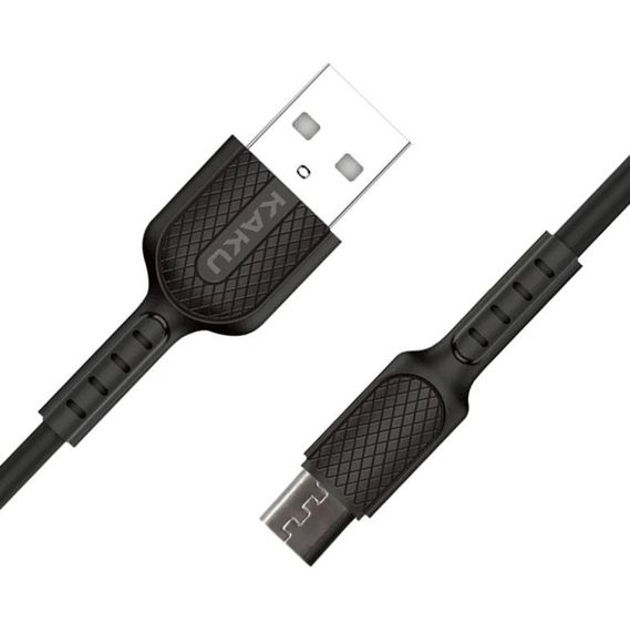 USB кабель Kaku KSC-111 USB - Micro USB 1m - Black | Зображення 1