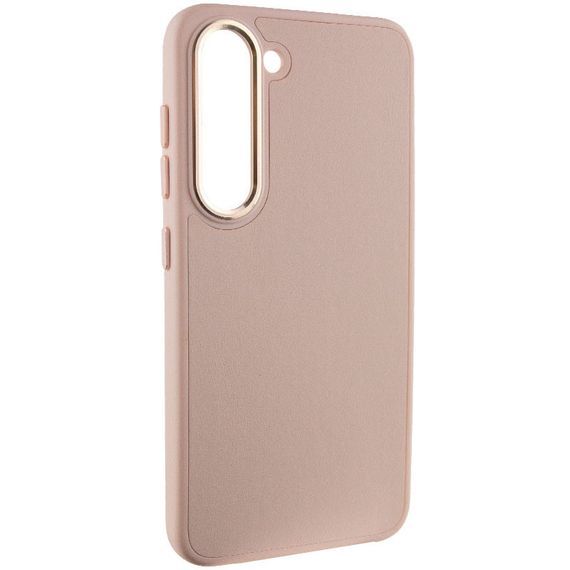 Шкіряний чохол Bonbon Leather Metal Style для Samsung Galaxy S22+ Рожевий / Light pink | Зображення 1