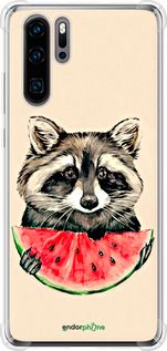 Чохол на Huawei P30 Pro Єнотик з кавуном "4605sp-1621-2448"
