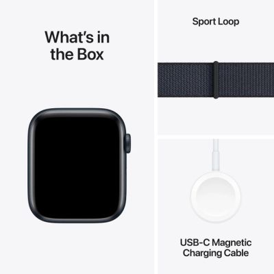 Смарт-годинник Apple Watch SE 2024 GPS 40mm Midnight Aluminium Case with Ink Sport Loop (MXEA3QH/A) | Зображення 6