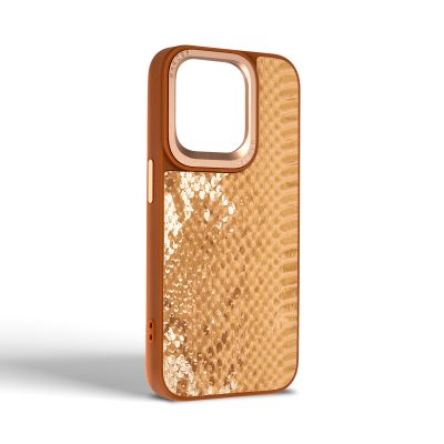 Чехол для мобильного телефона Harder Snake Pattern Apple iPhone 15 Pro Beige (ARM76794) | Зображення 1