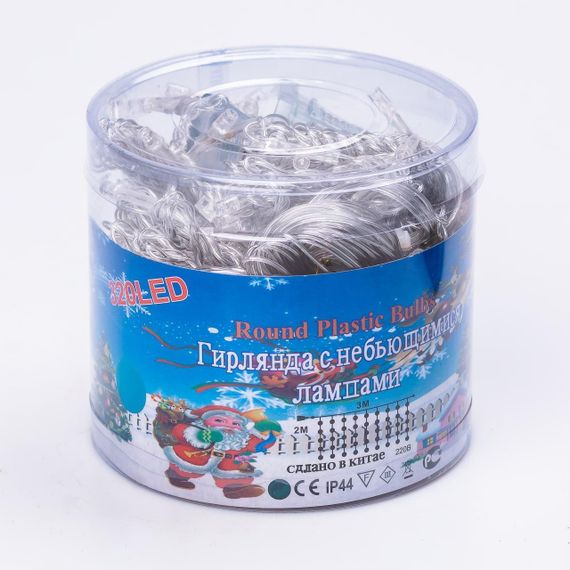 Гирлянда штора 3х2 м 144 LED светодиодная медный провод 16 нитей Белый ZWM2320LEDW | Зображення 9