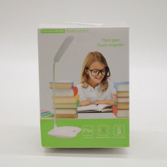 Настільна LED лампа на акумуляторі, з USB, Lova eye Soft light Reading eye lamp / Світлодіодна гнучка лампа з сенсорним керуванням | Зображення 9