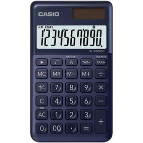 Калькулятор Casio SL-1000SC-NY-W-EP, темно-синий (CALC-CAS-SL-1000SC-N)