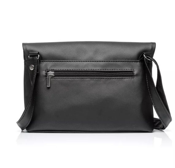 Сумка жіноча Sambag Rose чорна 20 х 24 х 7 см (94200001) | Зображення 8