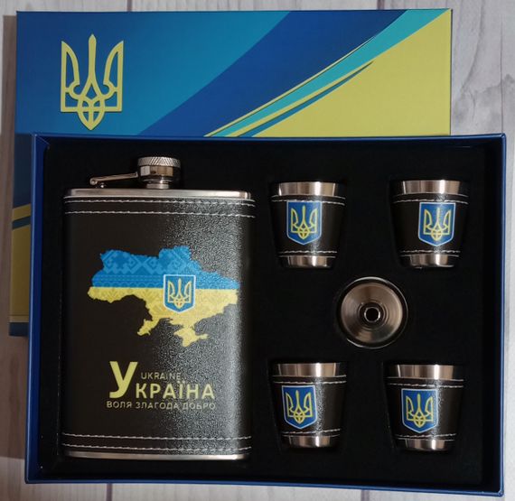 Подарочный набор Moongrass 6в1 "Украина 🇺🇦 ВОЛЯ ЗЛАГОДА ДОБРО" WKL-079