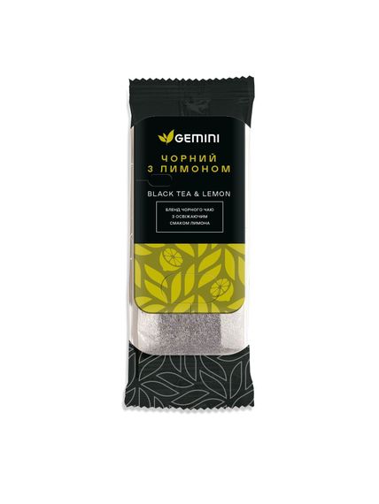 Чай Gemini Гранд Пак для чашки Чорний з лимоном 15шт