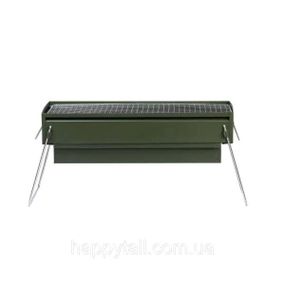 Мангал портативный складной 51.5×23×25 см с решеткой HP461GR