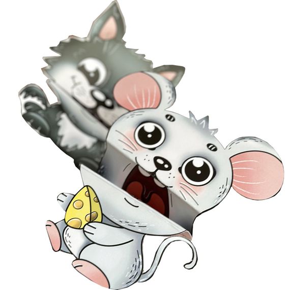 Картонный набор для кукольного театра "Украинские сказки" 0089-VCHR Укр | Зображення 1