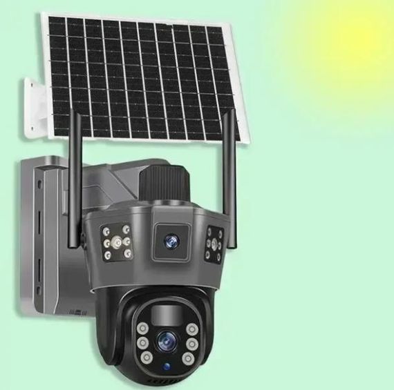 Камера відеоспостереження V380Pro 4G з сонячною панеллю ЧОРНА SIM CARTA ptz 6MP (46429-TP18_1400) | Зображення 2