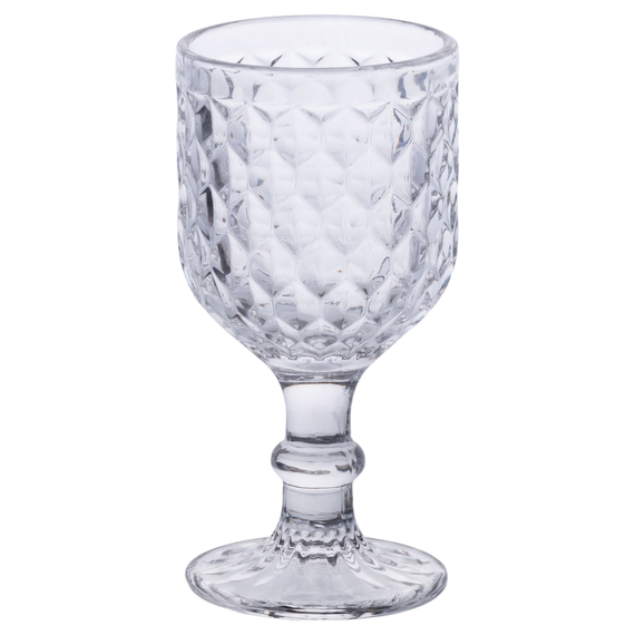 Набір келихів для вина 6 шт по 220 мл на низькій ніжці Прозорий HP-19-104 | Зображення 2