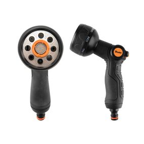 Пістолет для поливу Bradas 8-функціональний SMOOTH CONTROL, BLACK LINE (ECO-2054)