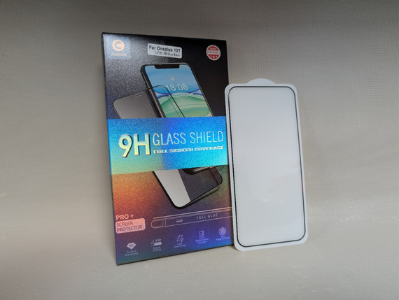 Захисне скло для OnePlus 13T / ВанПлюс 13Т, Mocolo Full Glue, 9H, з чорною рамкою