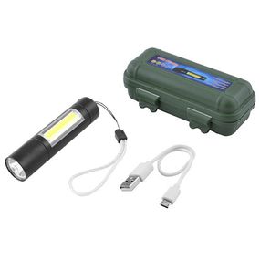 Ліхтар Police R918/519-XPE+COB, Li-Ion аккум., ЗУ mircoUSB, Box