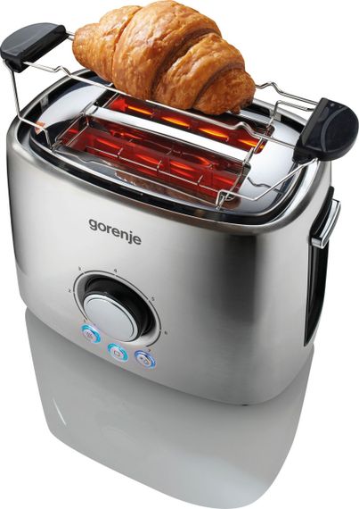 Тостер Gorenje T 1000 E/1000 Вт./ф-ция разморозки, разогрева/ материал корпуса- металл (T1000E) | Зображення 3