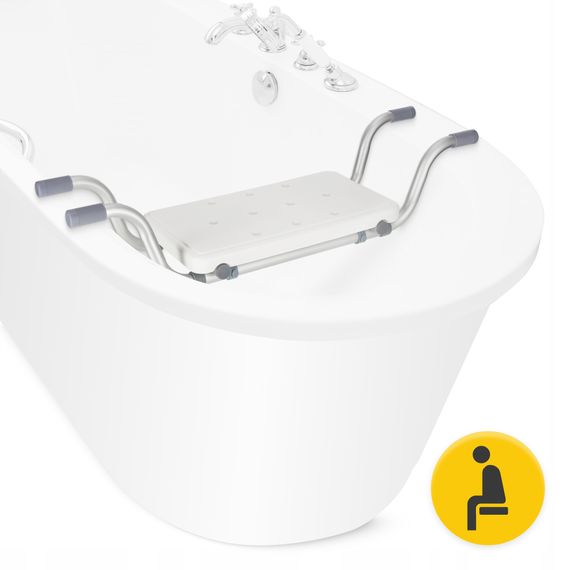 Сидіння-лава для ванної 4FIZJO регульоване White/Grey (P-5905973403436) | Зображення 5