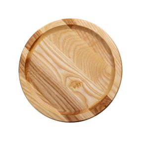 Круглая сервировочная доска 25 см для подачи нарезок, ясень T2W250