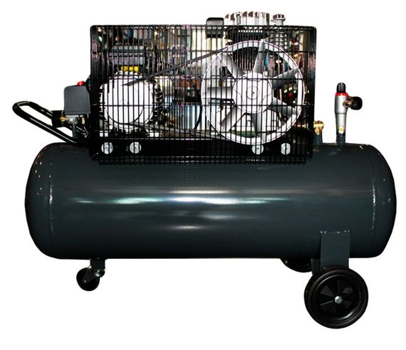 Поршневий повітряний компресор 100 л GTM KCH2070B-100L ремінний | Зображення 1