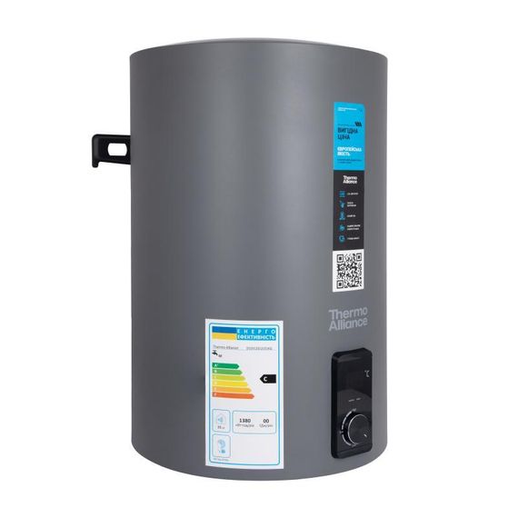 Водонагрівач електричний Thermo Alliance 100 л Grey, вертикальний, сухий ТЕН 2,0 кВт D100V20J3 (D)KG | Зображення 2