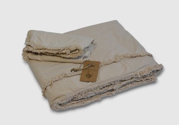 Постільна білизна Sikel Stonewashed Soho Firfirli 200 х 220 см Bej | Зображення 2