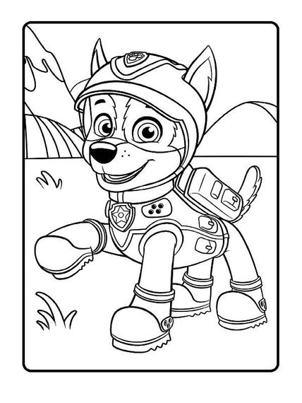 Книжка-розмальовка Щенячий патруль "Патруль, на базу!" 228002 укр. мовою | Зображення 4