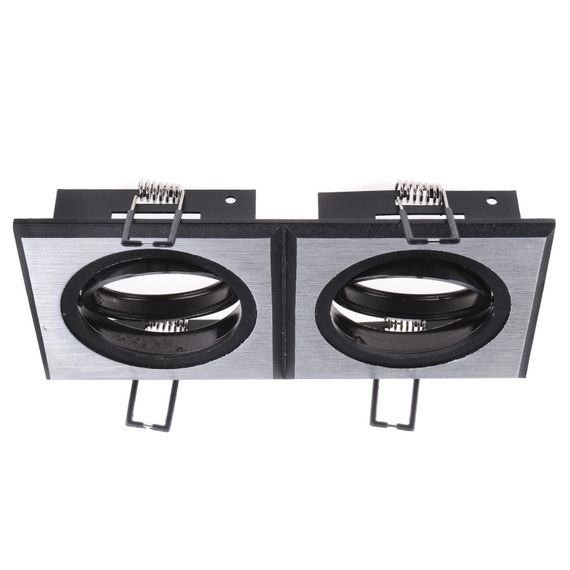 Светильник точечный HDL-DT 105/2 SS BK MR16 | Зображення 5