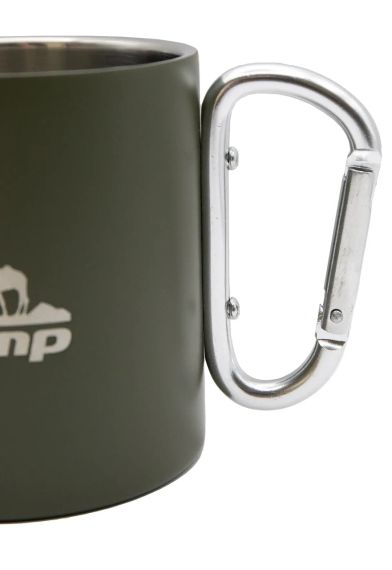 Сталева термокухоль з карабіном Tramp 350 мл UTRC-122-olive Півниковий кухоль із карабіном термо | Зображення 3