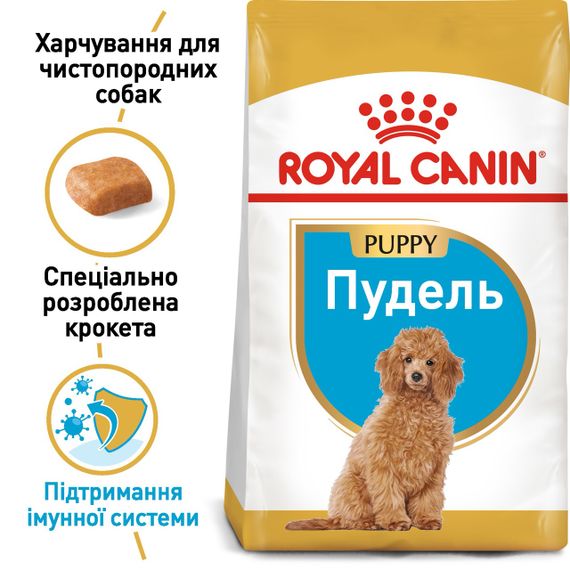 Сухий корм для цуценят породи пудель Royal Canin Poodle Puppy, 500 гр | Зображення 1