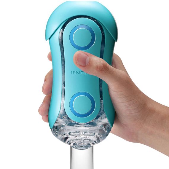 Мастурбатор Tenga Flip Orb — Ocean Blue, з можливістю зміни тиску та стимулювальними кульками всередині | Зображення 6