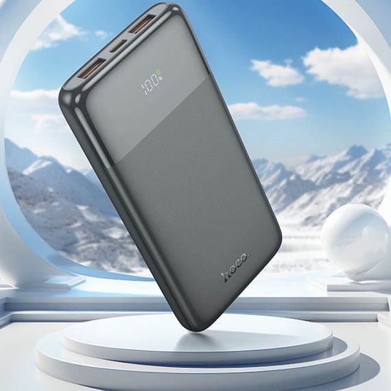 Портативний ЗП Power Bank Hoco J121 Fast 22.5W+PD20W 10000 mAh Black | Зображення 1