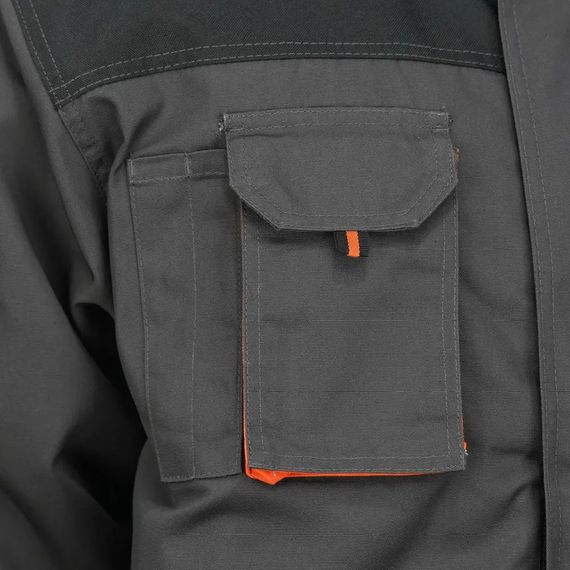 Куртка робоча зимова VIKING, сіро-чорна, розмір 52 | Зображення 3