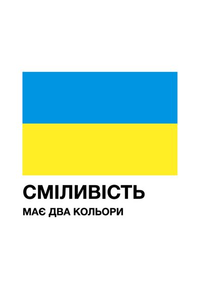 Футболка жіноча біла з принтом "Кольори сміливості", L | Зображення 1