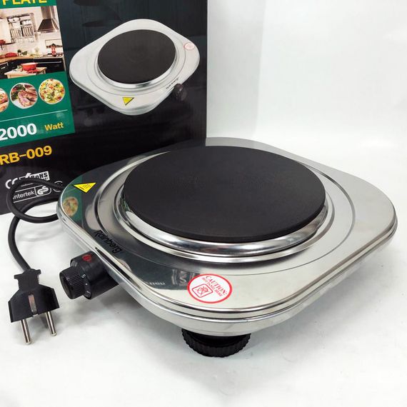 Настільна електроплита, Дискова плита для дому, Електричні плити кухонні, Плита переносна для дому KU-12 | Зображення 1